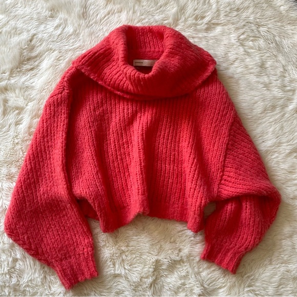 Anthropologie "Zamora" Oversized Cowl Neck Sweater size XS - Picture 5 of 11